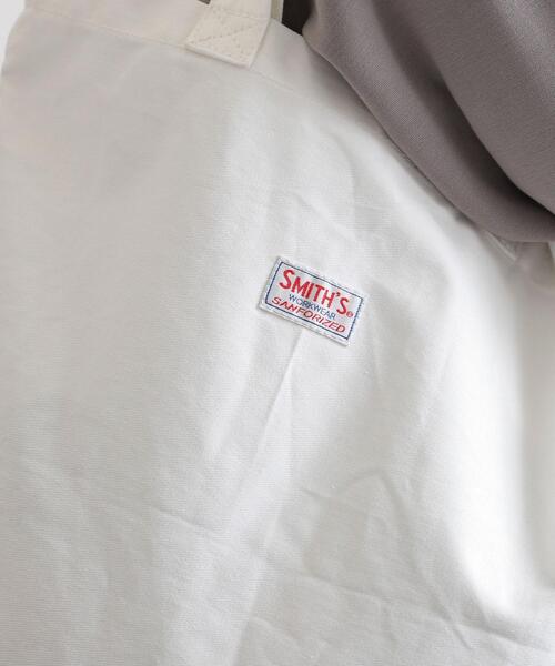 SMITH'S（スミス）の「SMITH'S(スミス)別注プリントトートバッグ（トートバッグ・メンズ・ブラック/ベージュ/ホワイト・FREE）」の8枚目の写真