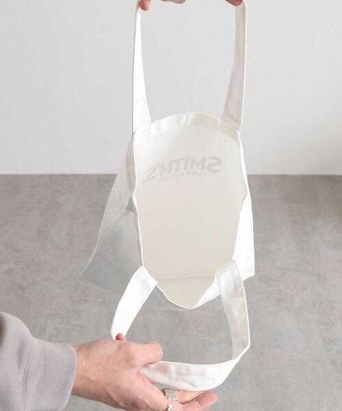 SMITH'S（スミス）の「SMITH'S(スミス)別注プリントトートバッグ（トートバッグ・メンズ・ブラック/ベージュ/ホワイト・FREE）」の9枚目の写真