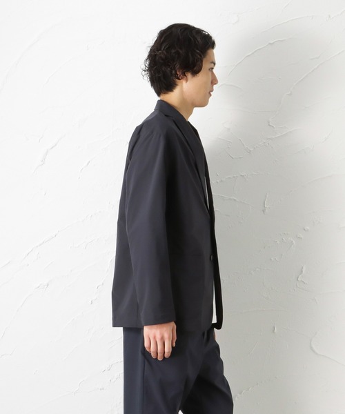 NAVY（ネイビー）の「NAVY SOLOTEX(R) ストレッチジャケット（テーラードジャケット・メンズ・ベージュ/ネイビー/チャコール・S/M/L/XL）」の8枚目の写真