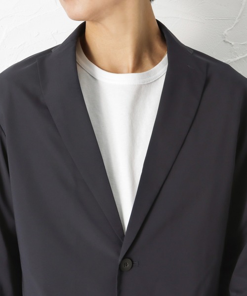 NAVY（ネイビー）の「NAVY SOLOTEX(R) ストレッチジャケット（テーラードジャケット・メンズ・ベージュ/ネイビー/チャコール・S/M/L/XL）」の10枚目の写真