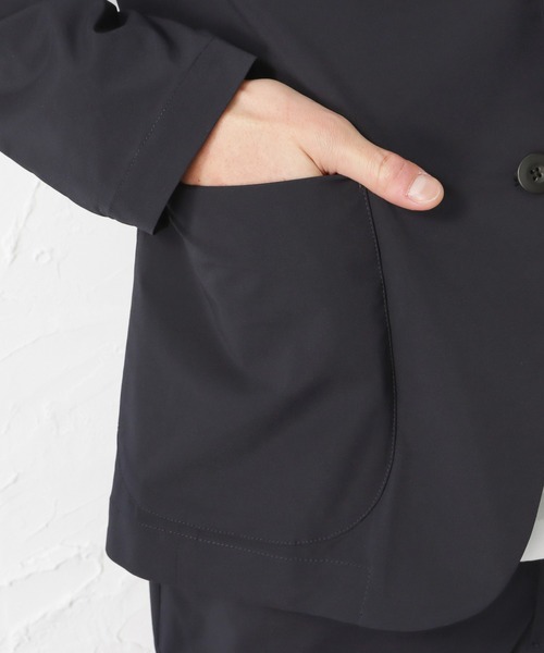 NAVY（ネイビー）の「NAVY SOLOTEX(R) ストレッチジャケット（テーラードジャケット・メンズ・ベージュ/ネイビー/チャコール・S/M/L/XL）」の14枚目の写真