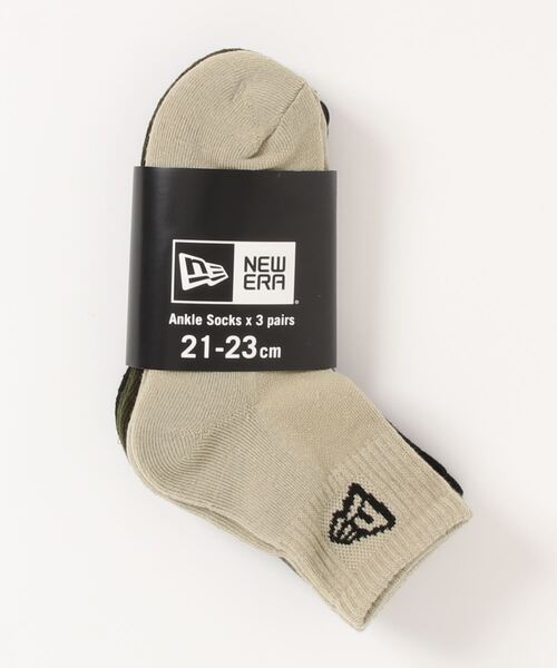 NEW ERA（ニューエラ）の「【NEW ERA】ソックス アンクル 3ペア ミリタリーパック [BSC]（ソックス/靴下・メンズ・マルチ・21cm/25cm/27cm/23cm）」の6枚目の写真