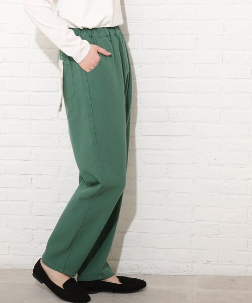 Cutie Blonde(キューティーブロンド)の「◆【S-LL】デニムシェフパンツ(デニムパンツ・レディース・サックスブルー/ブルー系2/グリーン/ネイビー/オリーブ/アイボリー系3/ダークグリーン/ブラック/サンドベージュ/アイボリー系4・03/04/02/01)」の17枚目の写真