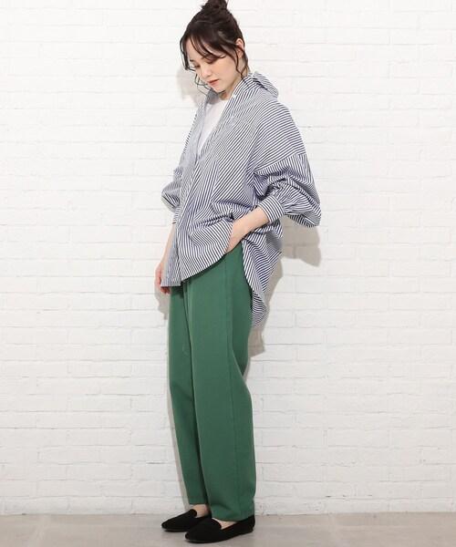 Cutie Blonde(キューティーブロンド)の「◆【S-LL】デニムシェフパンツ(デニムパンツ・レディース・サックスブルー/ブルー系2/グリーン/ネイビー/オリーブ/アイボリー系3/ダークグリーン/ブラック/サンドベージュ/アイボリー系4・03/04/02/01)」の20枚目の写真