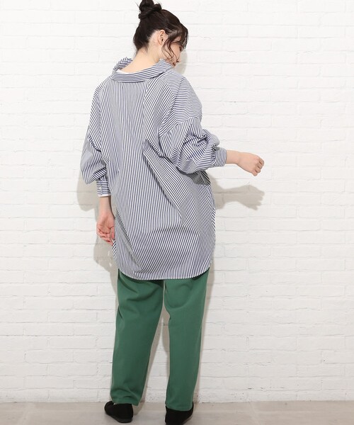 Cutie Blonde(キューティーブロンド)の「◆【S-LL】デニムシェフパンツ(デニムパンツ・レディース・サックスブルー/ブルー系2/グリーン/ネイビー/オリーブ/アイボリー系3/ダークグリーン/ブラック/サンドベージュ/アイボリー系4・03/04/02/01)」の21枚目の写真