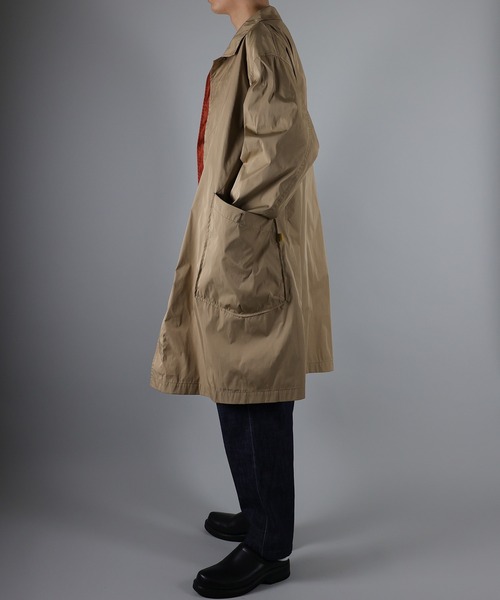 NUMBER (N)INE（ナンバーナイン）の「NUMBER (N)INE / ナンバーナイン BALMACAAN COAT/オーバーダブルフェイスバルマカンコート（ステンカラーコート・メンズ・ブラック/ベージュ/ネイビー・3/4）」の6枚目の写真