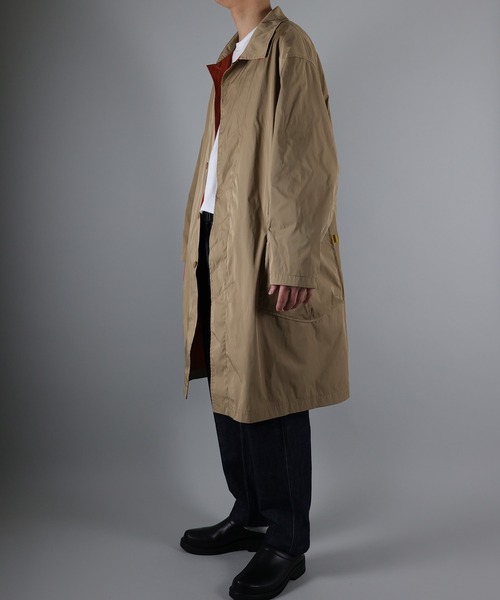 NUMBER (N)INE（ナンバーナイン）の「NUMBER (N)INE / ナンバーナイン BALMACAAN COAT/オーバーダブルフェイスバルマカンコート（ステンカラーコート・メンズ・ブラック/ベージュ/ネイビー・3/4）」の7枚目の写真