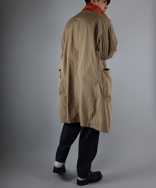 NUMBER (N)INE（ナンバーナイン）の「NUMBER (N)INE / ナンバーナイン BALMACAAN COAT/オーバーダブルフェイスバルマカンコート（ステンカラーコート・メンズ・ブラック/ベージュ/ネイビー・3/4）」の10枚目の写真