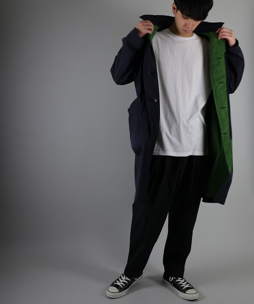 NUMBER (N)INE（ナンバーナイン）の「NUMBER (N)INE / ナンバーナイン BALMACAAN COAT/オーバーダブルフェイスバルマカンコート（ステンカラーコート・メンズ・ブラック/ベージュ/ネイビー・3/4）」の18枚目の写真