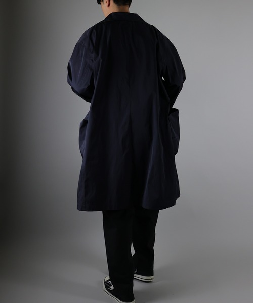 NUMBER (N)INE（ナンバーナイン）の「NUMBER (N)INE / ナンバーナイン BALMACAAN COAT/オーバーダブルフェイスバルマカンコート（ステンカラーコート・メンズ・ブラック/ベージュ/ネイビー・3/4）」の21枚目の写真