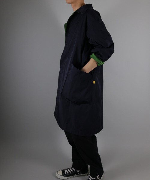 NUMBER (N)INE（ナンバーナイン）の「NUMBER (N)INE / ナンバーナイン BALMACAAN COAT/オーバーダブルフェイスバルマカンコート（ステンカラーコート・メンズ・ブラック/ベージュ/ネイビー・3/4）」の22枚目の写真