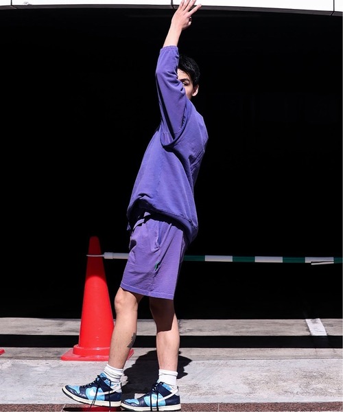 美品 「WILLY CHAVARRIA × WISM」GYM SHORTS WILLY CHAVARRIA × WISM」GYM SHORTS