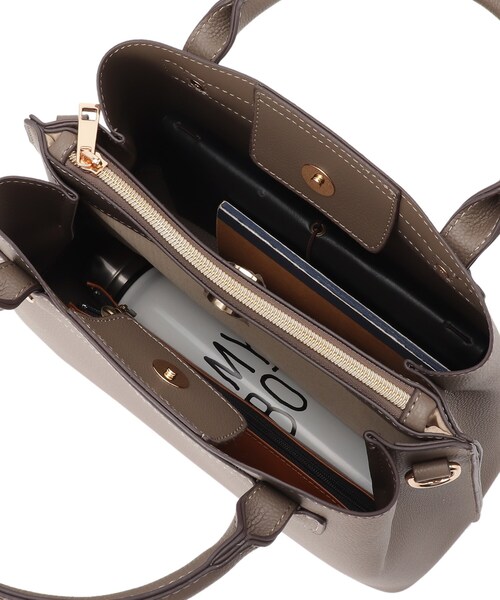 DRESKIP（ドレスキップ）の「◆【通勤】スタッズトートバッグ（ショルダーバッグ・レディース・グレー/ブラック/ブラウン系その他・00）」の8枚目の写真