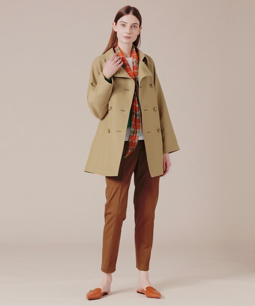 【MACKINTOSHLONDON】アセテートコットンダブルクロストレンチコート MACKINTOSH LONDON（マッキントッシュ ロンドン）の「アセテート
