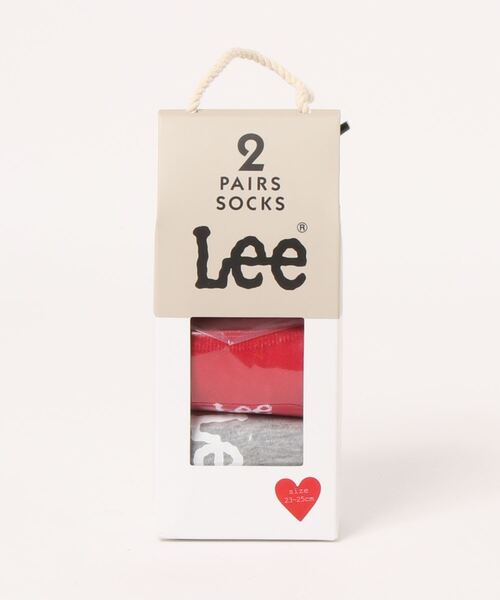 セール クオーター丈 ２pソックス セット レディース 23 25cm Lee ボクサーパンツ Lee リー のファッション通販 Zozotown