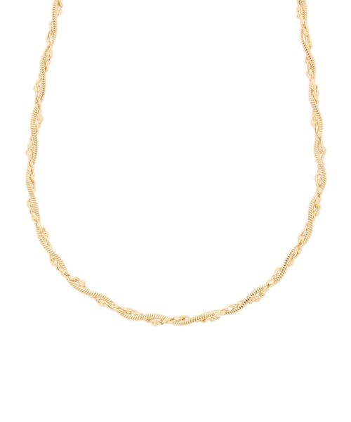 EMODA（エモダ）の「ツイストチェーンネックレス（ネックレス・レディース・シルバー/ゴールド・FREE）」の4枚目の写真