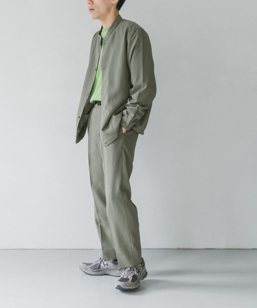 URBAN RESEARCH DOORS（アーバンリサーチドアーズ）の「イージーケア2タックトラウザー（その他パンツ・メンズ・ネイビー/オリーブ/グリーン・SMALL/MEDIUM/LARGE）」の21枚目の写真