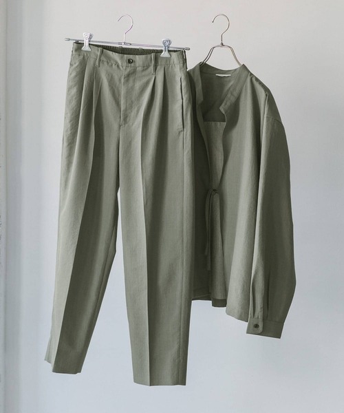 URBAN RESEARCH DOORS（アーバンリサーチドアーズ）の「イージーケア2タックトラウザー（その他パンツ・メンズ・ネイビー/オリーブ/グリーン・SMALL/MEDIUM/LARGE）」の19枚目の写真