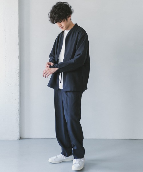 URBAN RESEARCH DOORS（アーバンリサーチドアーズ）の「イージーケア2タックトラウザー（その他パンツ・メンズ・ネイビー/オリーブ/グリーン・SMALL/MEDIUM/LARGE）」の13枚目の写真