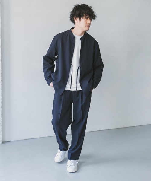 URBAN RESEARCH DOORS（アーバンリサーチドアーズ）の「イージーケア2タックトラウザー（その他パンツ・メンズ・ネイビー/オリーブ/グリーン・SMALL/MEDIUM/LARGE）」の12枚目の写真