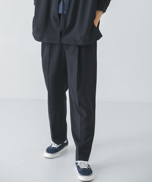 URBAN RESEARCH DOORS（アーバンリサーチドアーズ）の「イージーケア2タックトラウザー（その他パンツ・メンズ・ネイビー/オリーブ/グリーン・SMALL/MEDIUM/LARGE）」の8枚目の写真