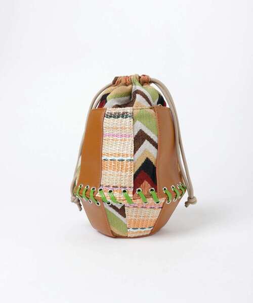 PROTCOL（プロトコル）の「PROTCOL　NUANCE POT BAG（ハンドバッグ・レディース・イエロー/ブラウン・ONE）」の4枚目の写真