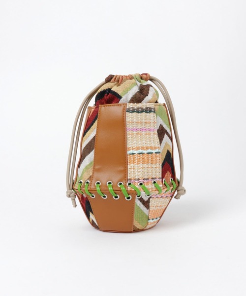 PROTCOL（プロトコル）の「PROTCOL　NUANCE POT BAG（ハンドバッグ・レディース・イエロー/ブラウン・ONE）」の5枚目の写真