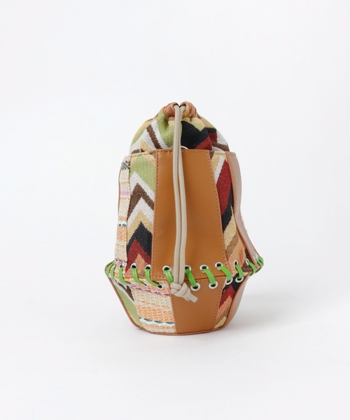 PROTCOL（プロトコル）の「PROTCOL　NUANCE POT BAG（ハンドバッグ・レディース・イエロー/ブラウン・ONE）」の6枚目の写真