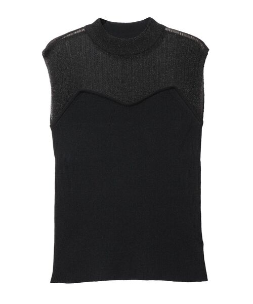 LAGUNAMOON（ラグナムーン）の「ラメランダムリブニットプルオーバー（ニット/セーター・レディース・アイボリー/ブラック/イエロー・FREE）」の19枚目の写真