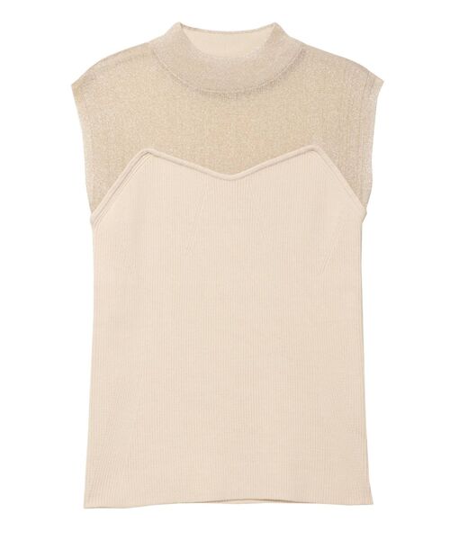 LAGUNAMOON（ラグナムーン）の「ラメランダムリブニットプルオーバー（ニット/セーター・レディース・アイボリー/ブラック/イエロー・FREE）」の20枚目の写真