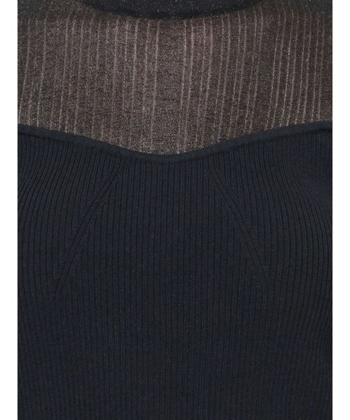 LAGUNAMOON（ラグナムーン）の「ラメランダムリブニットプルオーバー（ニット/セーター・レディース・アイボリー/ブラック/イエロー・FREE）」の22枚目の写真