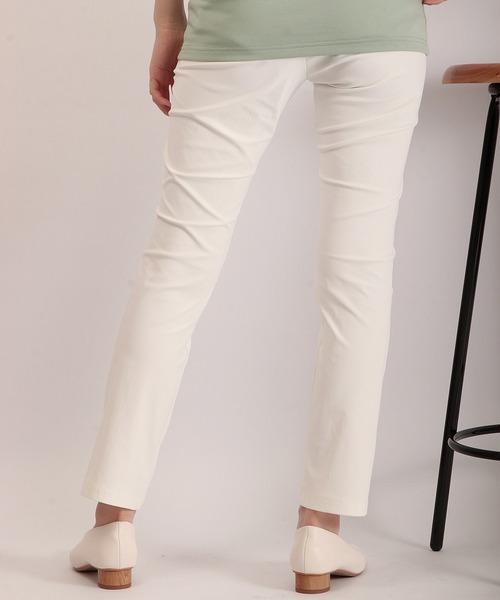 Anna Nicola（アンナニコラ）の「Anna Nicola メルル マイクロファイバーパンツ（その他パンツ・レディース・ブラック/ネイビー/オフホワイト/ライトベージュ・M/L）」の10枚目の写真