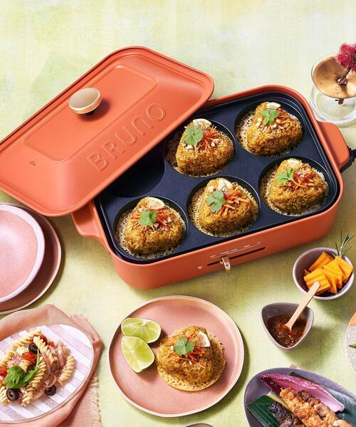 ◇BRUNO (ブルーノ) コンパクトホットプレート チリレッド