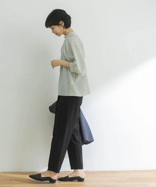 URBAN RESEARCH（アーバンリサーチ）の「ポプリンドロストテーパードパンツ（その他パンツ・レディース・ブラック/ベージュ/グリーン系その他・38/36/34）」の8枚目の写真