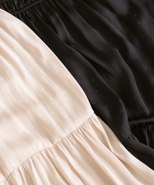 NANO universe（ナノユニバース）の「長袖ワンピース（ワンピース・レディース・ライトベージュ・36）」の2枚目の写真