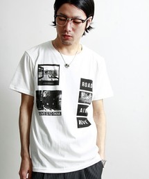 WEGO | WEGO/コラージュフォトBOXTシャツ(Tシャツ/カットソー)