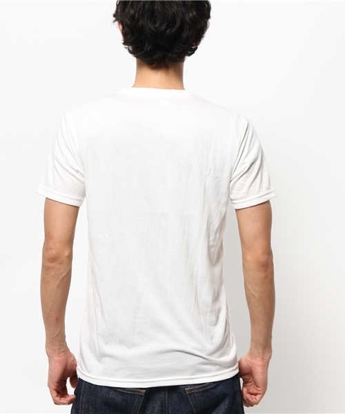 WEGO(ウィゴー)の「WEGO/コラージュフォトBOXTシャツ(Tシャツ/カットソー・メンズ・ホワイト/レッド・MEDIUM/LARGE)」の5枚目の写真