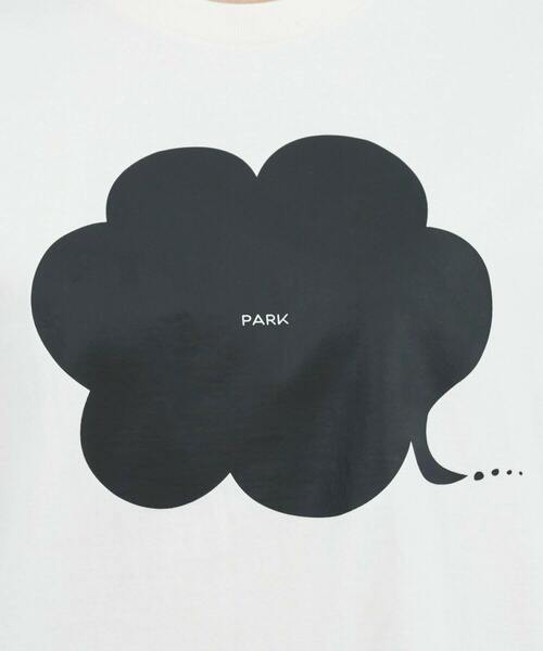 FRAPBOIS PARK(フラボアパーク)の「フキダシT(Tシャツ/カットソー・レディース・ホワイト/ブラック・2/1/0)」の3枚目の写真