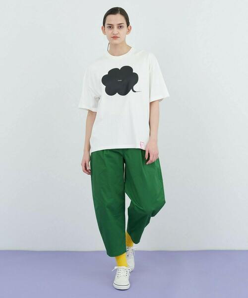 FRAPBOIS PARK(フラボアパーク)の「フキダシT(Tシャツ/カットソー・レディース・ホワイト/ブラック・2/1/0)」の7枚目の写真