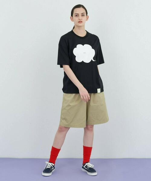 FRAPBOIS PARK(フラボアパーク)の「フキダシT(Tシャツ/カットソー・レディース・ホワイト/ブラック・2/1/0)」の8枚目の写真