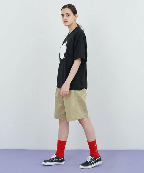 FRAPBOIS PARK(フラボアパーク)の「フキダシT(Tシャツ/カットソー・レディース・ホワイト/ブラック・2/1/0)」の21枚目の写真