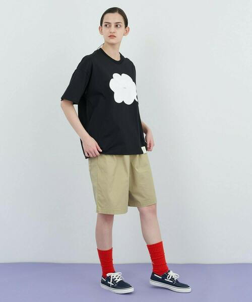 FRAPBOIS PARK(フラボアパーク)の「フキダシT(Tシャツ/カットソー・レディース・ホワイト/ブラック・2/1/0)」の5枚目の写真