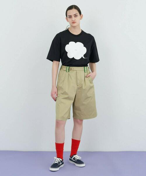 FRAPBOIS PARK(フラボアパーク)の「フキダシT(Tシャツ/カットソー・レディース・ホワイト/ブラック・2/1/0)」の12枚目の写真