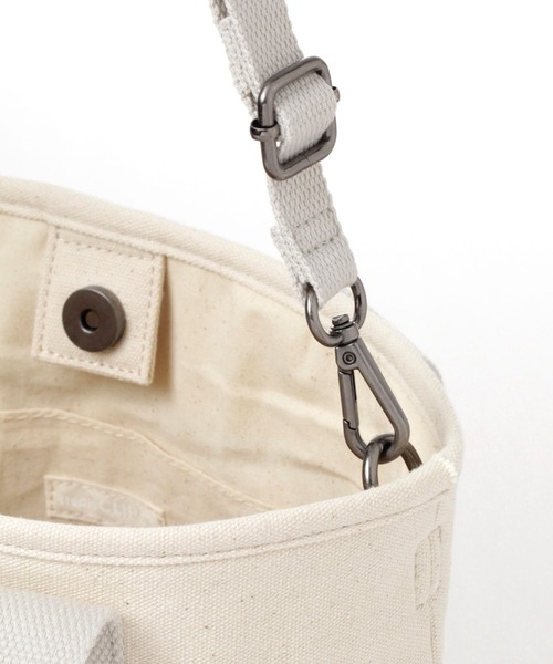 studio CLIP（スタディオクリップ）の「LEEキャンバストートバッグ（トートバッグ・レディース・オリーブ/カーキ/アイボリー・FREE）」の12枚目の写真