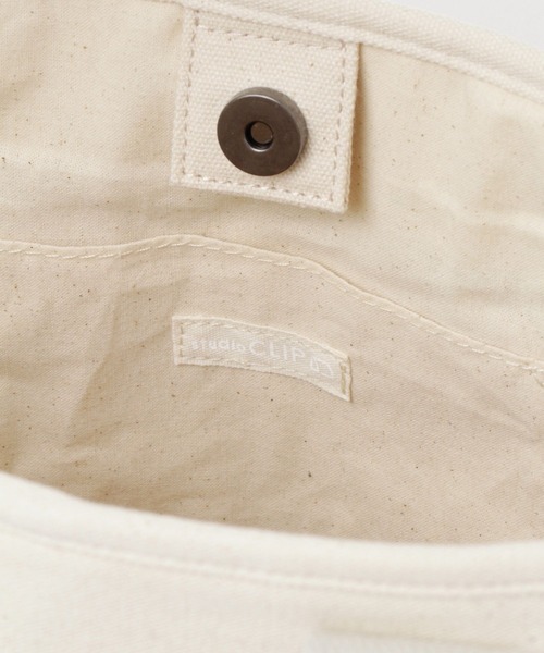 studio CLIP（スタディオクリップ）の「LEEキャンバストートバッグ（トートバッグ・レディース・オリーブ/カーキ/アイボリー・FREE）」の16枚目の写真