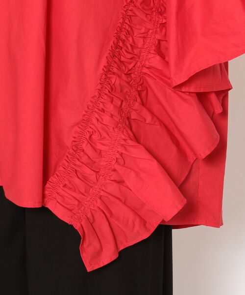 Risley（リズレー）の「Risley/リズレー/2WAYフリルブラウス（Tシャツ/カットソー・レディース・ブラック/レッド・FREE）」の13枚目の写真