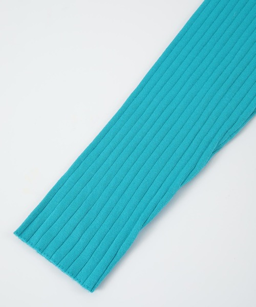 titivate（ティティベイト）の「ランダムリブニットカーディガン（カーディガン/ボレロ・レディース・アイボリー/ライトブルー/ブラウン/ブラック・S/M/L）」の22枚目の写真