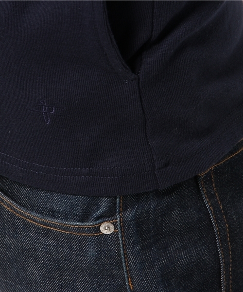 NO ID.(ノーアイディ)の「16フライス長袖ZIPパーカー(パーカー・メンズ・ブラック/カーキ/ネイビー・1/3/2)」の11枚目の写真