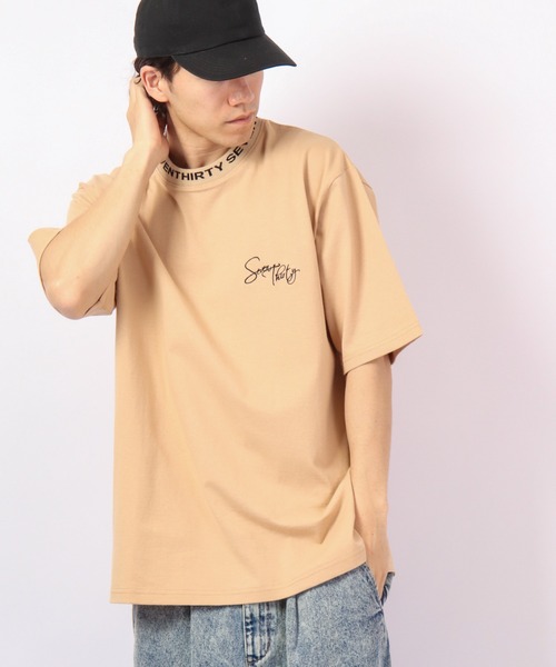 RE730(アールイーセブンサーティー)の「RE730 ビッグシルエット半袖Tシャツ(Tシャツ/カットソー・メンズ・ホワイト系その他/ベージュ系その他/ブラック/ホワイト/ベージュ/ブラック系その他・M/L/XL)」の1枚目の写真