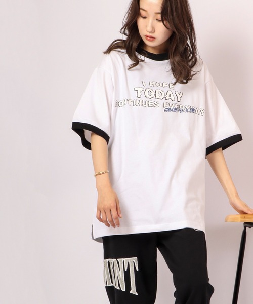 RE730(アールイーセブンサーティー)の「RE730 ビッグシルエット半袖Tシャツ(Tシャツ/カットソー・メンズ・ホワイト系その他/ベージュ系その他/ブラック/ホワイト/ベージュ/ブラック系その他・M/L/XL)」の15枚目の写真